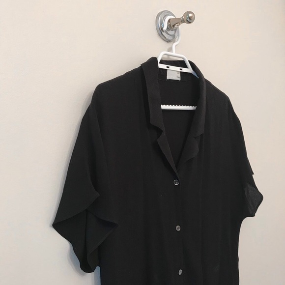 Wilfred Black Button Up Dress - Picture 3 of 3